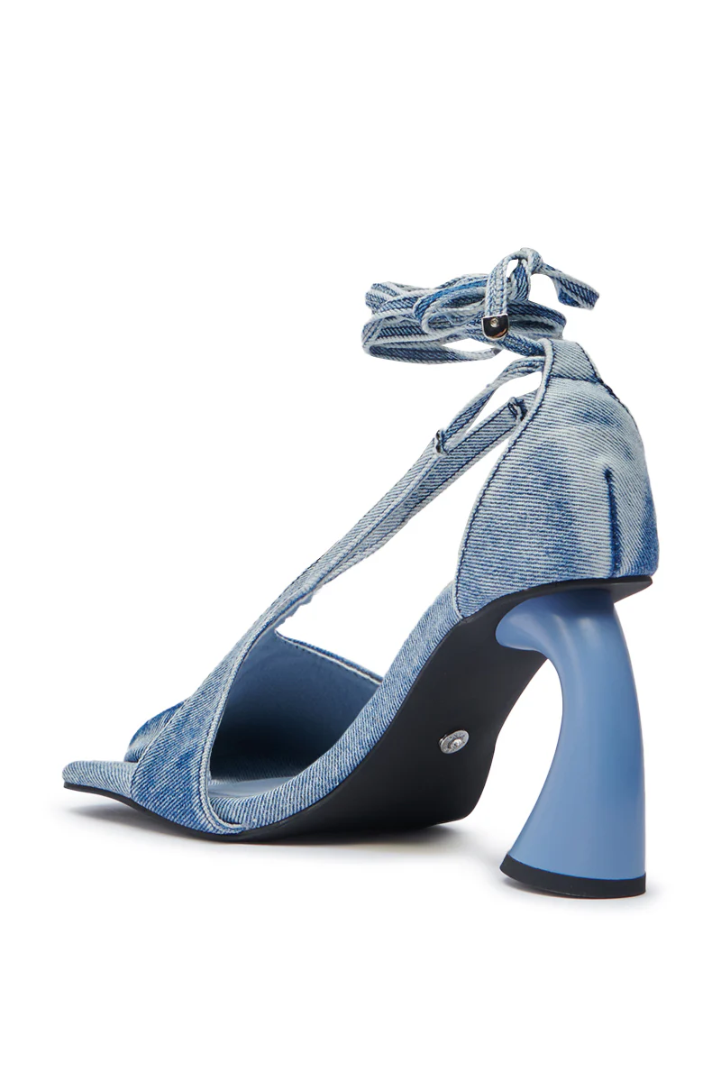 AZALEA WANG BUIKY DENIM PUMP - Image 5