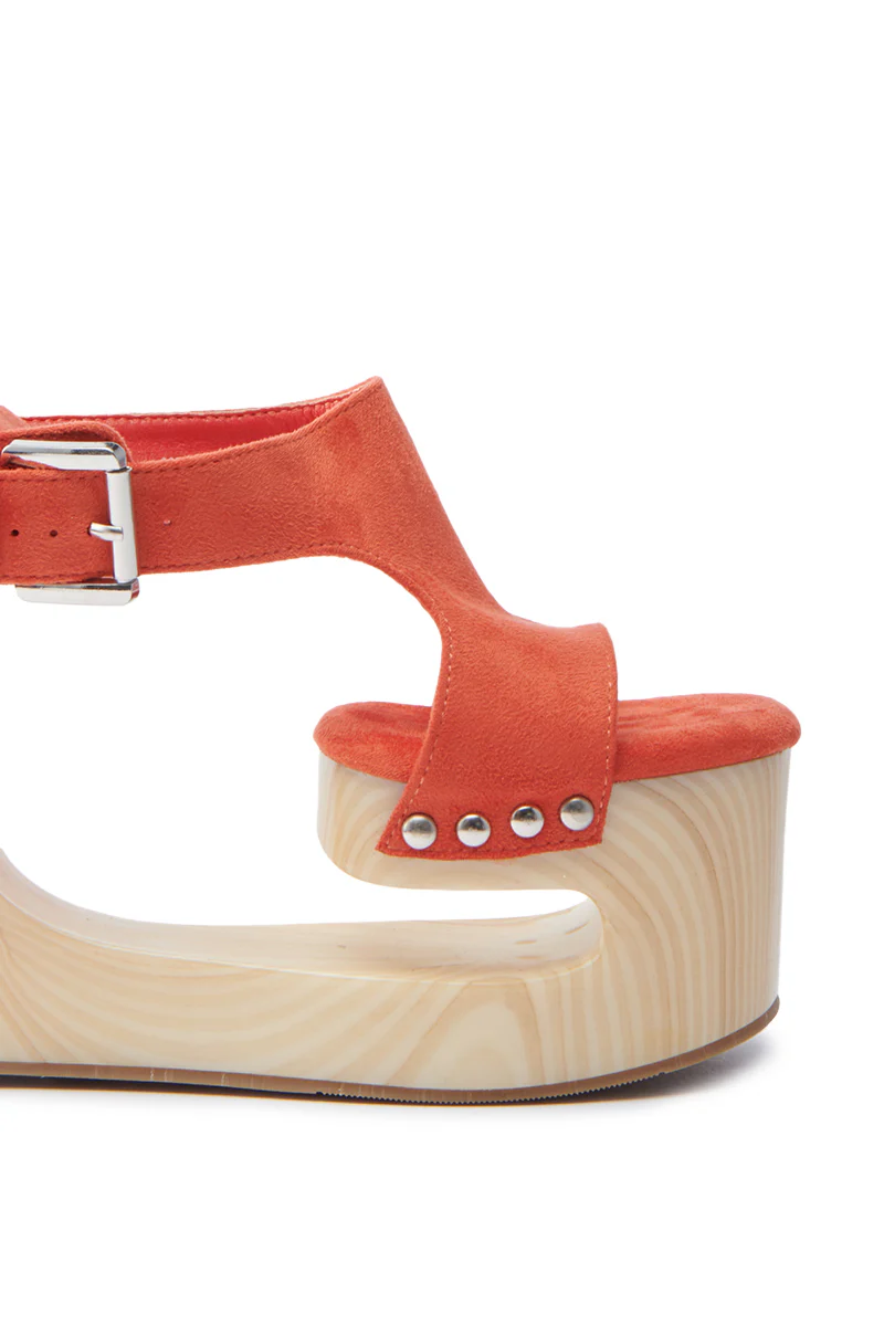 AZALEA WANG COPSE ORANGE SANDAL - Image 6