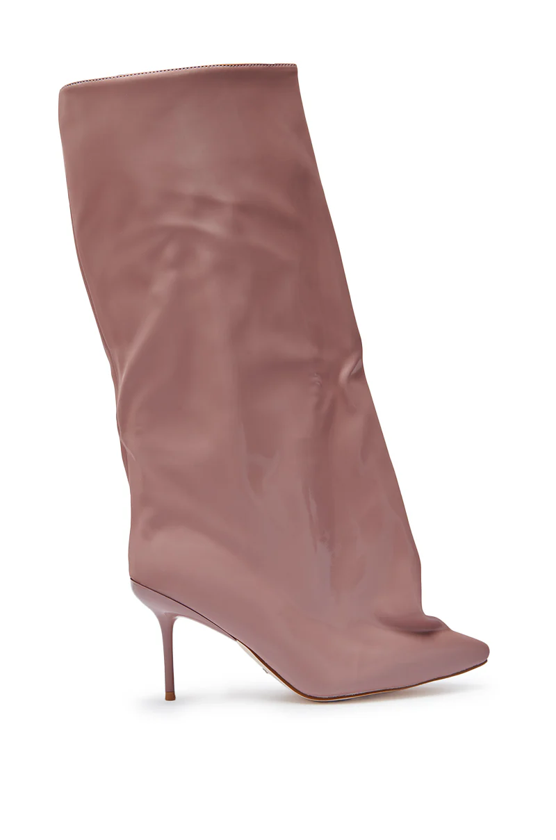 AZALEA WANG COUTURE CRAZY MAUVE BOOT - Image 4