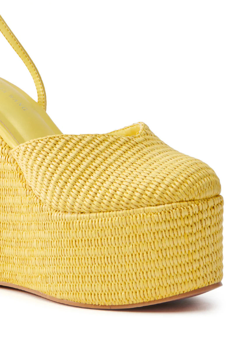 AZALEA WANG COVA YELLOW WEDGE - Image 9