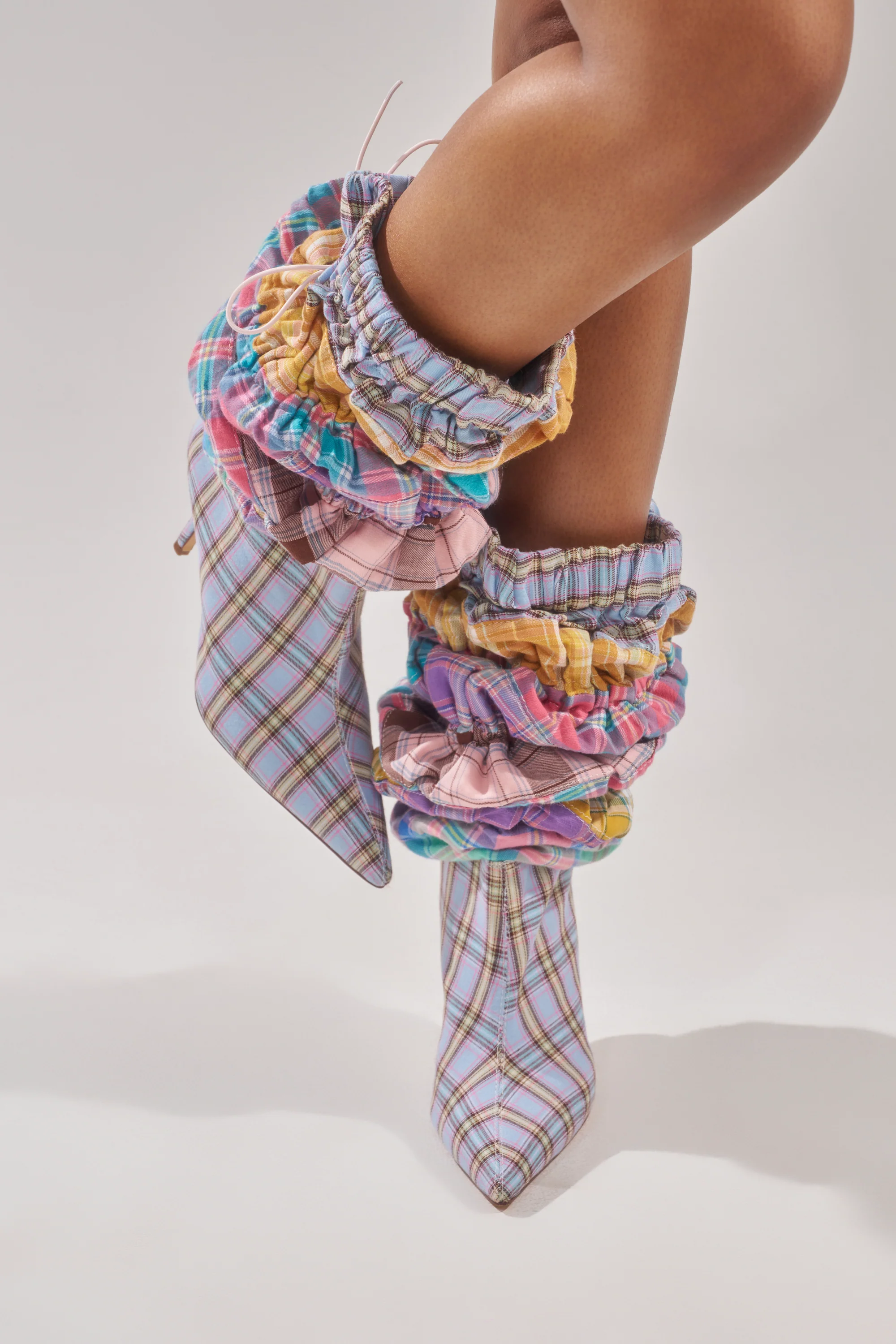 AZALEA WANG ELODIE PINK MULTI BOXER BOOT - Image 5