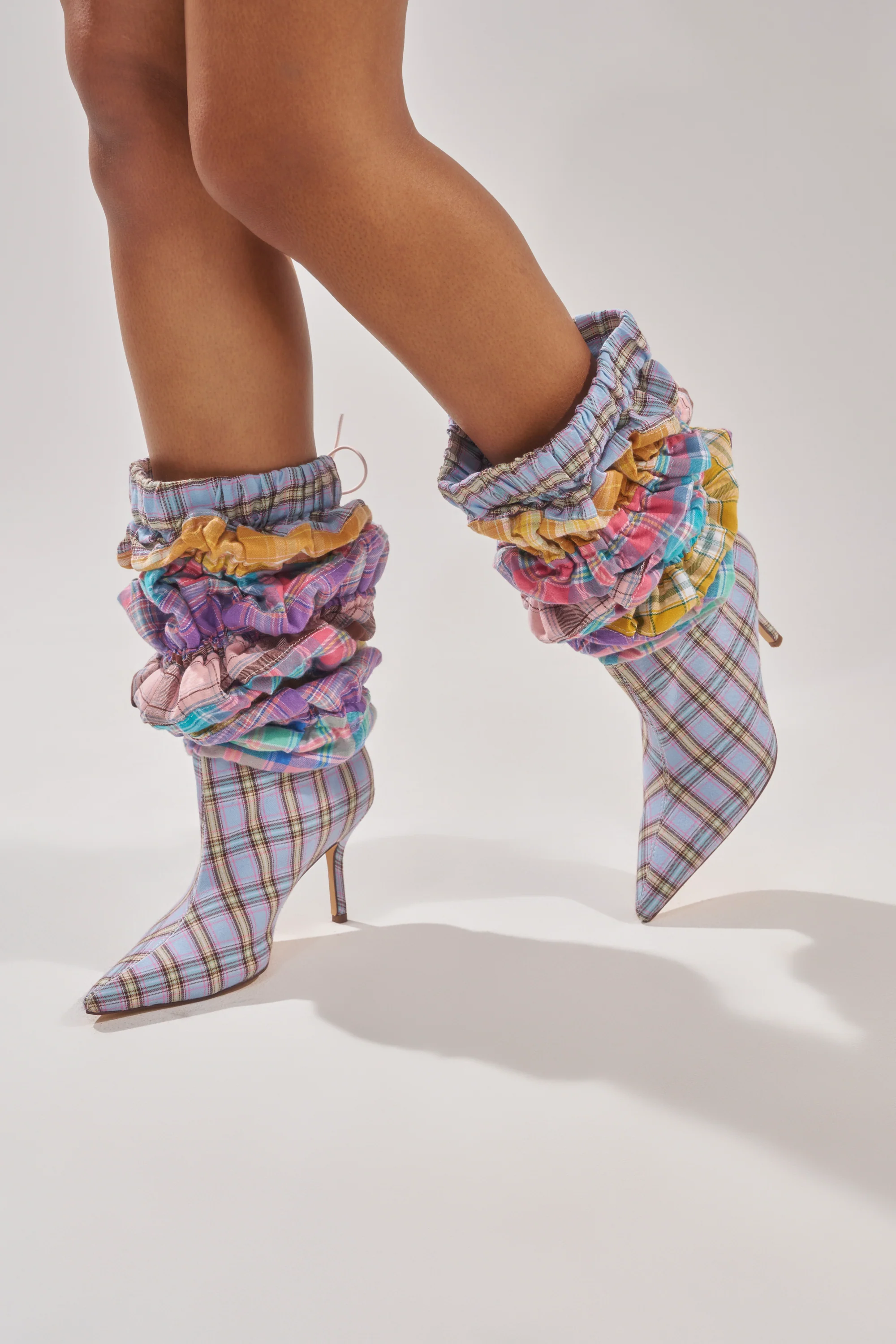 AZALEA WANG ELODIE PINK MULTI BOXER BOOT - Image 6