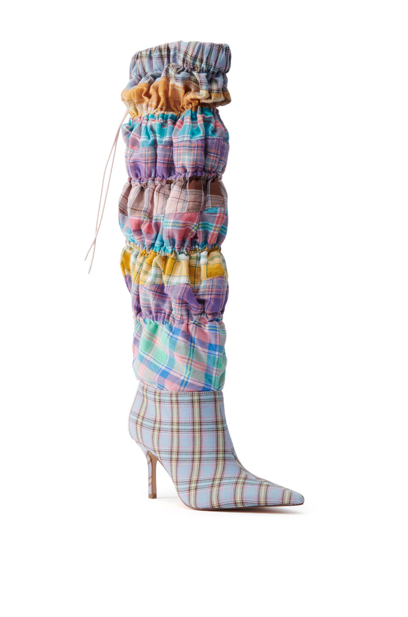 AZALEA WANG ELODIE PINK MULTI BOXER BOOT - Image 8