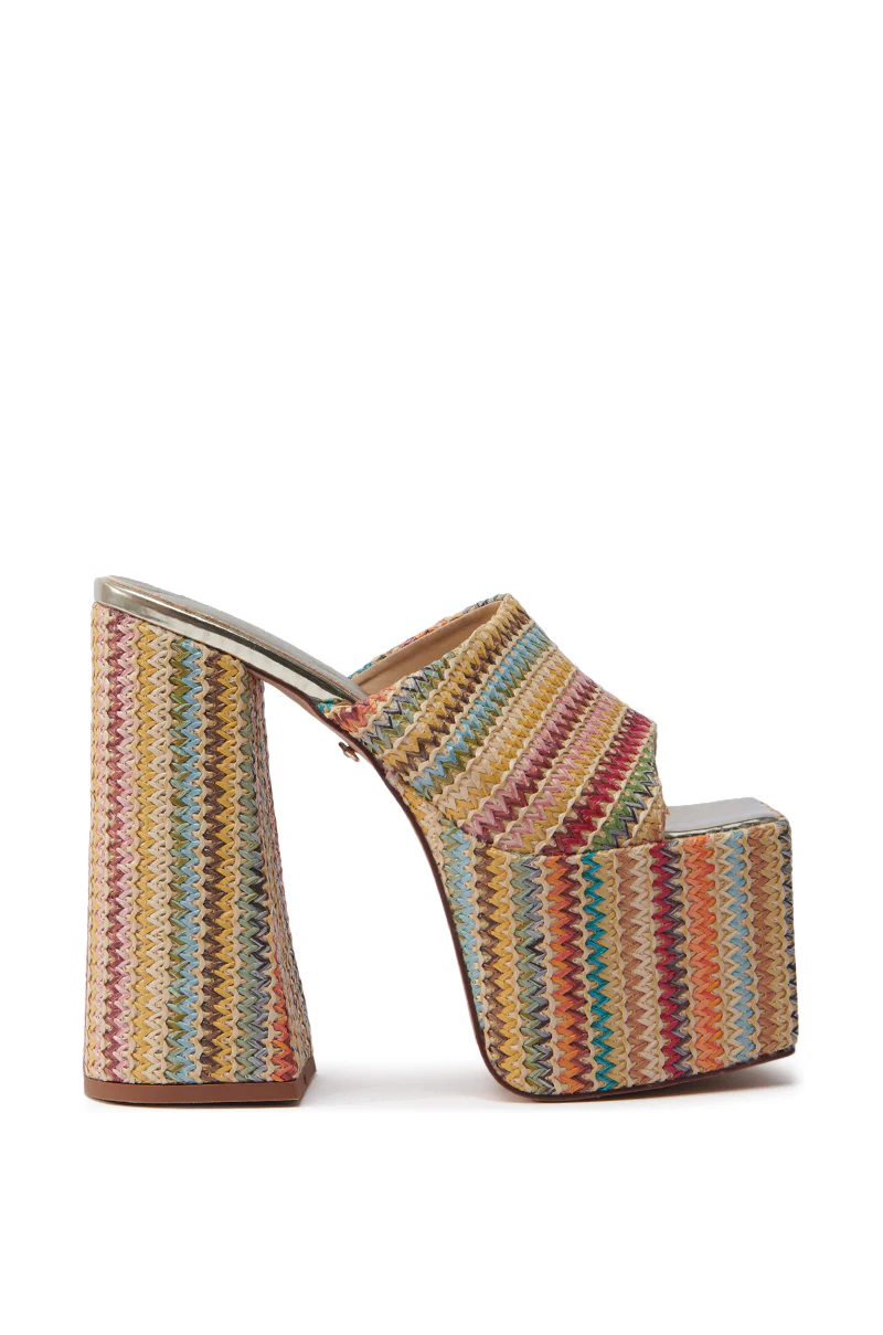 AZALEA WANG EMBERS MULTI CHUNKY PLATFORM SANDAL - Image 3