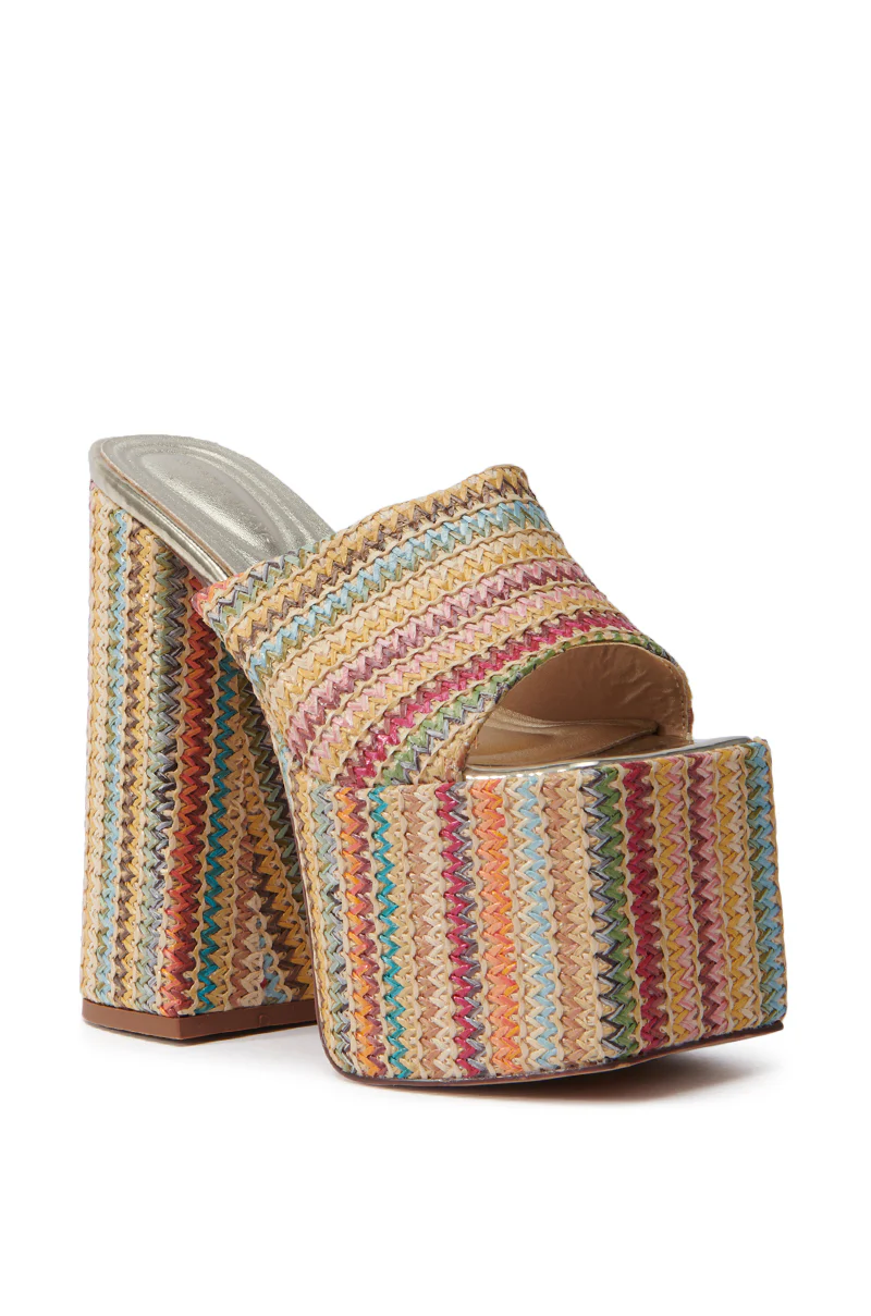 AZALEA WANG EMBERS MULTI CHUNKY PLATFORM SANDAL - Image 4