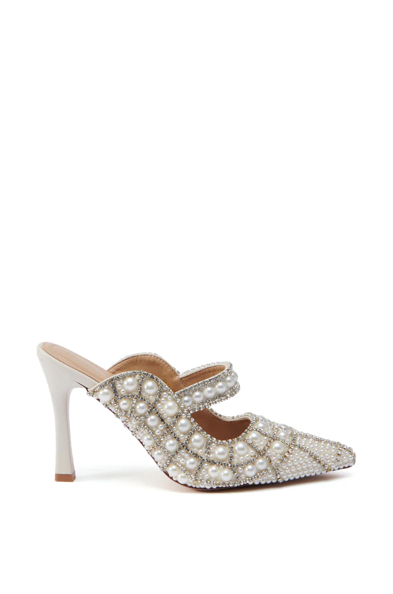 AZALEA WANG ENYA SILVER PUMP - Image 6