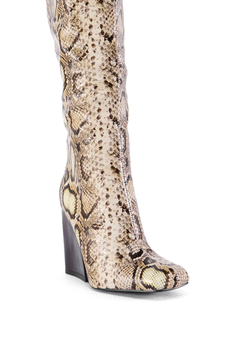 AZALEA WANG EVERGREEN MULTI SNAKE BOOT - Image 6