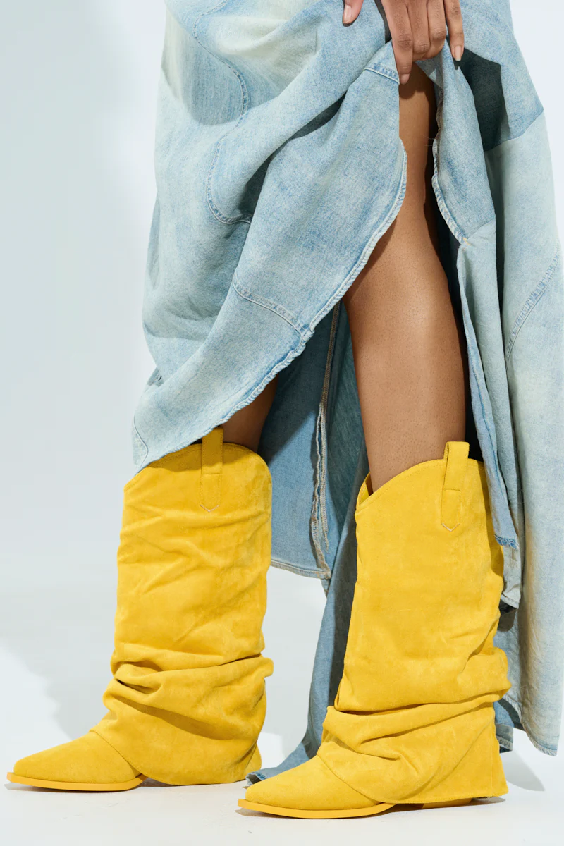AZALEA WANG HAWKSTON YELLOW BOOTIE - Image 2