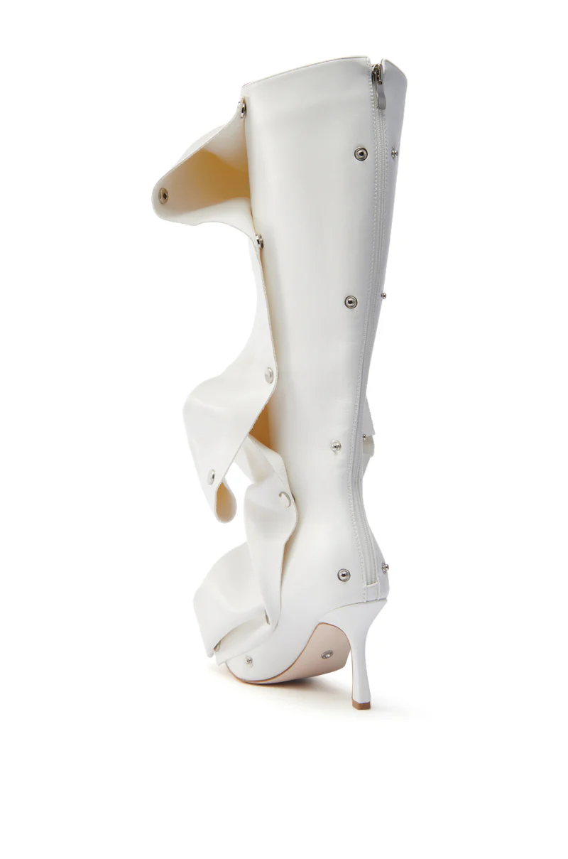 AZALEA WANG IMOGINE WHITE BOOT - Image 8