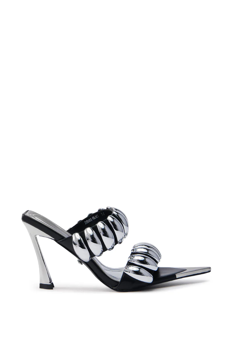 AZALEA WANG JABARI BLACK STILETTO SANDAL - Image 4