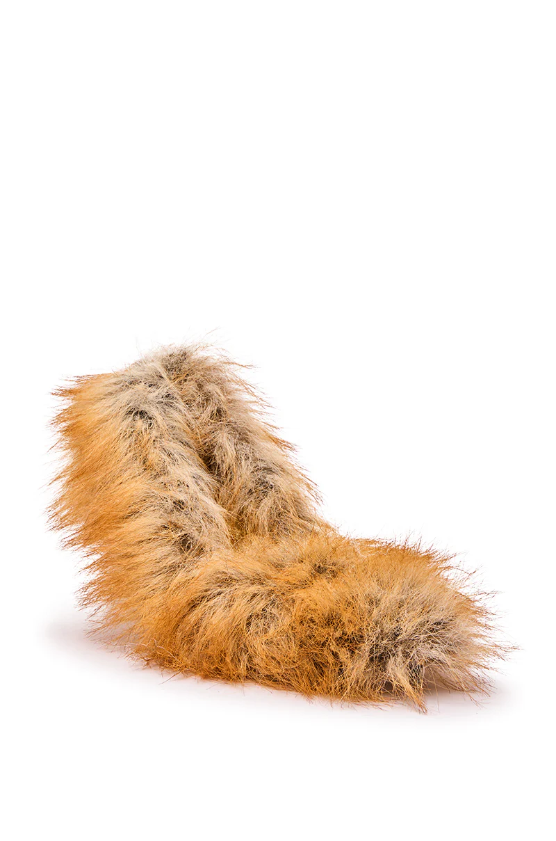 AZALEA WANG JAMEECK TAN FUR PUMP - Image 7