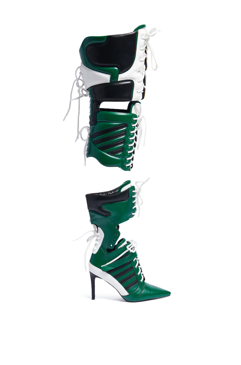 AZALEA WANG KANEY GREEN SPORT 2-1 BOOT - Image 2