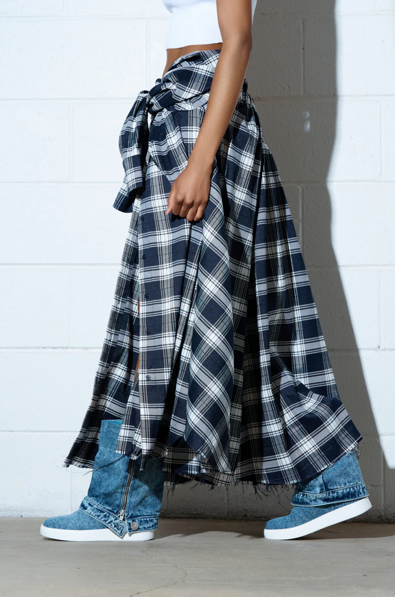 AZALEA WANG KIMIKA DENIM BOOTIE - Image 7
