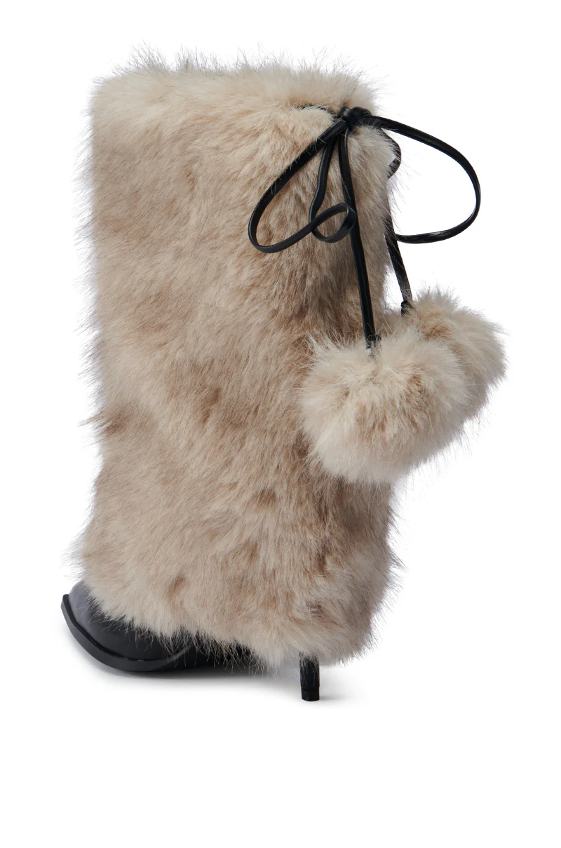 AZALEA WANG MAYRA TAUPE BOOTIE - Image 7