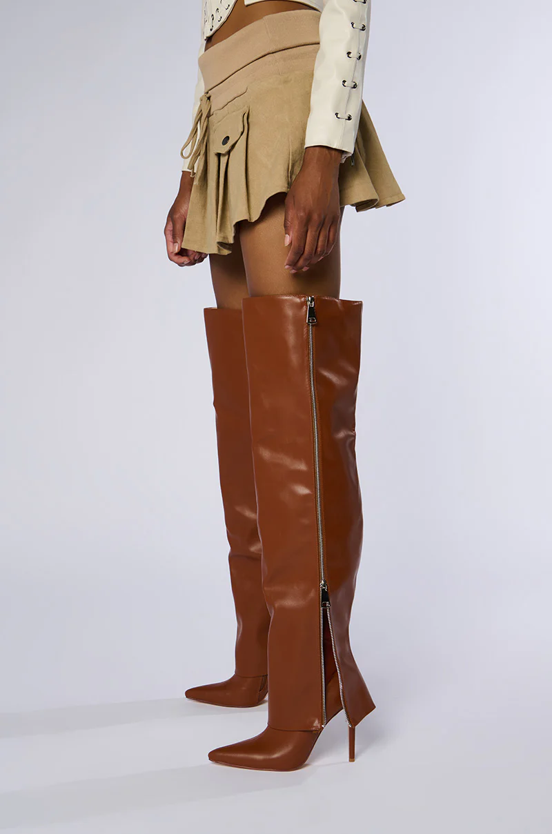 AZALEA WANG MOSSY TAN BOOT - Image 2