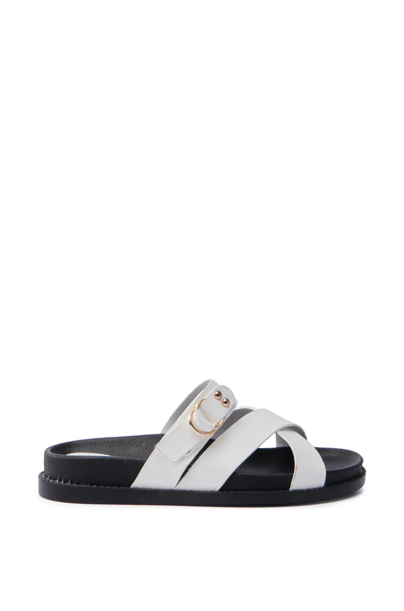 AKIRA NESSAROSE WHITE SANDAL - Image 3