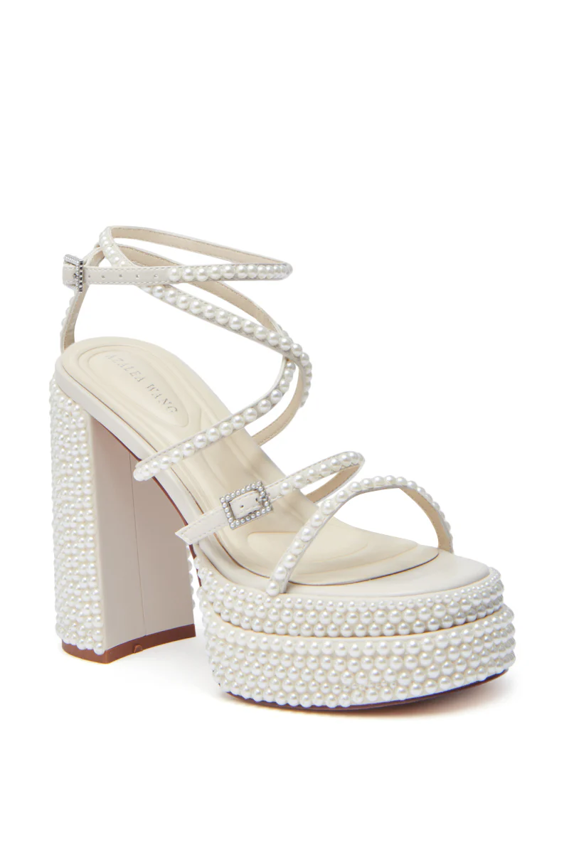 AZALEA WANG NIYA IVORY PEARL SANDAL - Image 5