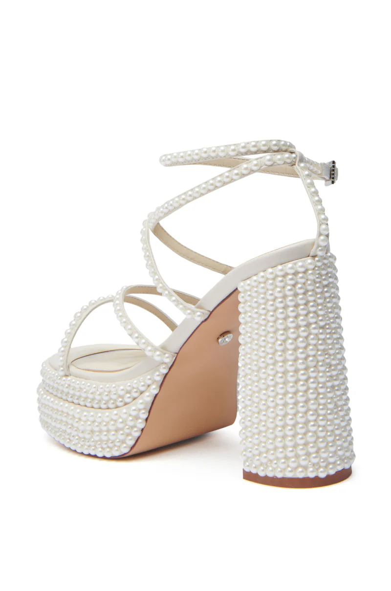 AZALEA WANG NIYA IVORY PEARL SANDAL - Image 6