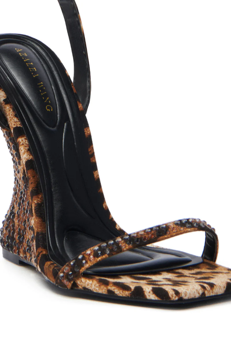AZALEA WANG PANTHERESS LEOPARD WEDGE SANDAL - Image 12
