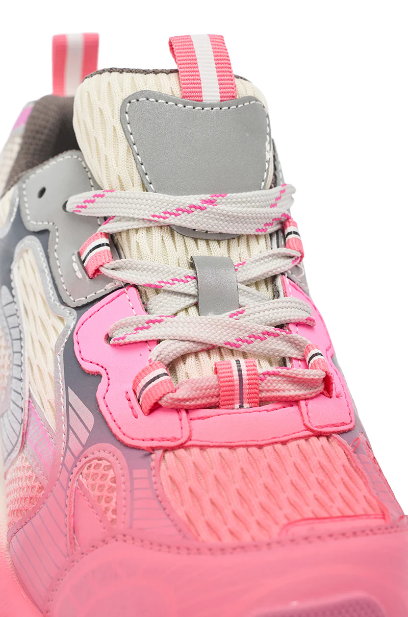AZALEA WANG PSI PINK LACE SNEAKER - Image 7