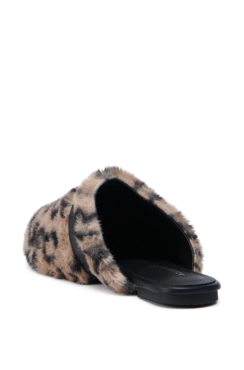 AZALEA WANG RAMIE LEOPARD MULE FLAT - Image 5