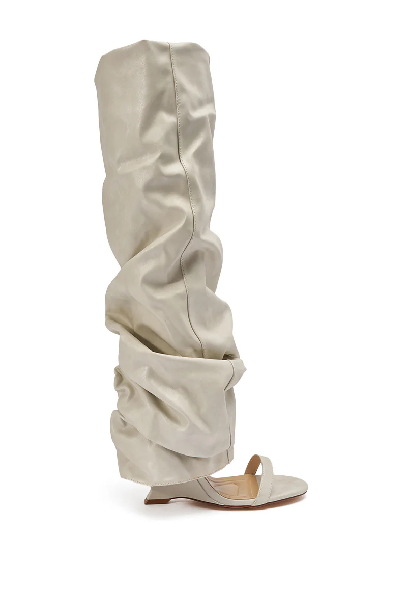 AZALEA WANG RAYLAN BONE GLADIATOR SANDAL - Image 5