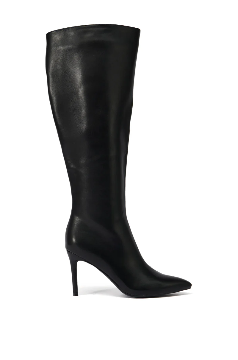 AZALEA WANG ROSELYNN BLACK STILETTO BOOT - Image 2