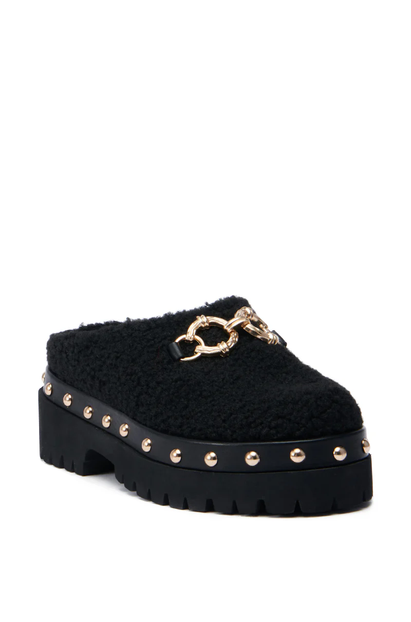 AZALEA WANG ROZELE BLACK CLOG - Image 6