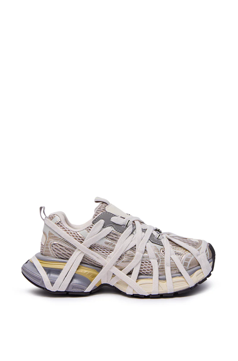AZALEA WANG SELIE WHITE FLAT SNEAKER - Image 6