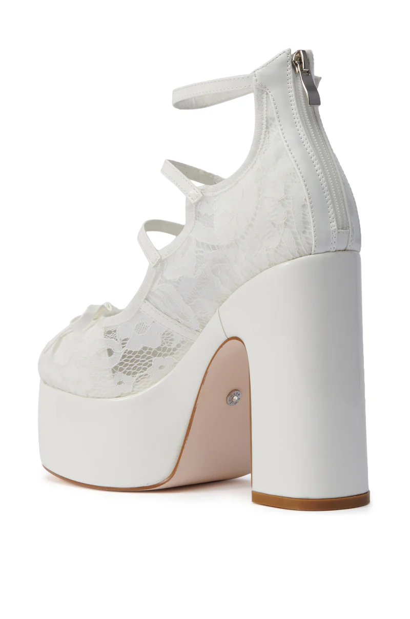 AZALEA WANG SPROUT WHITE PUMP - Image 6