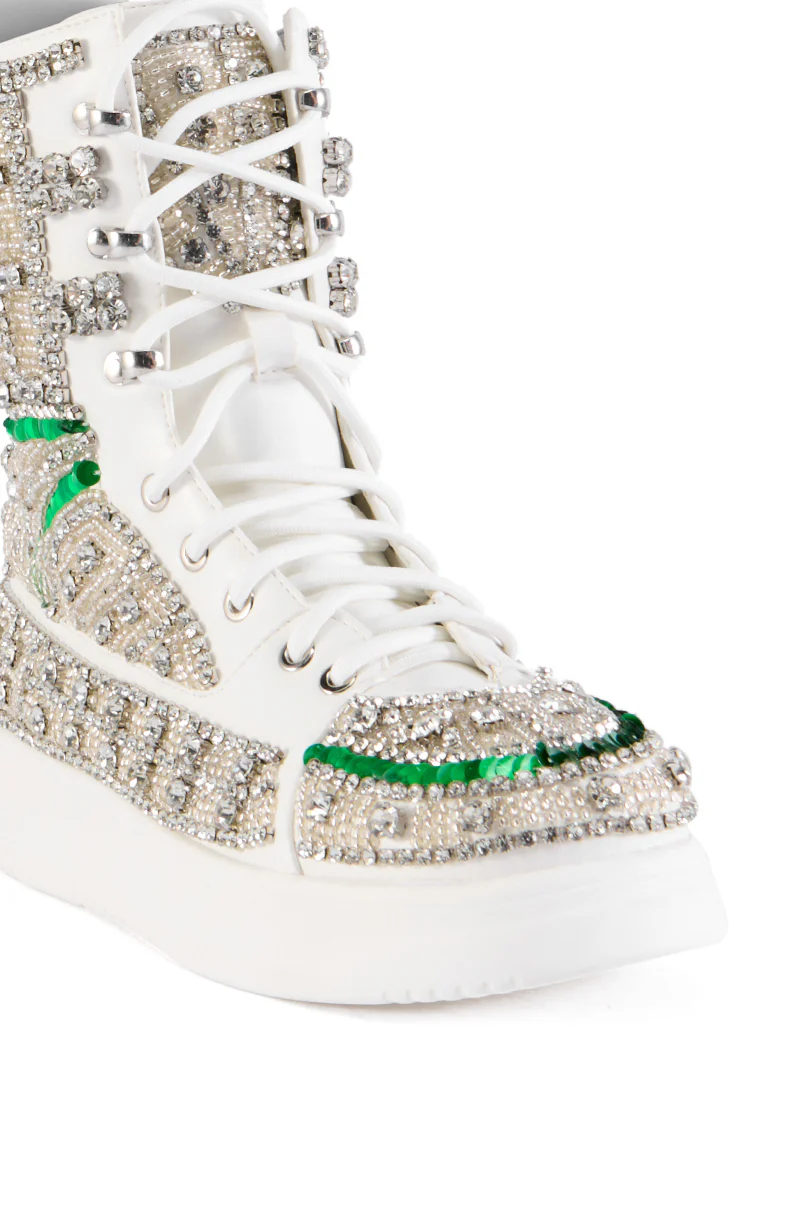 AZALEA WANG STANDOUT WHITE SNEAKER - Image 5