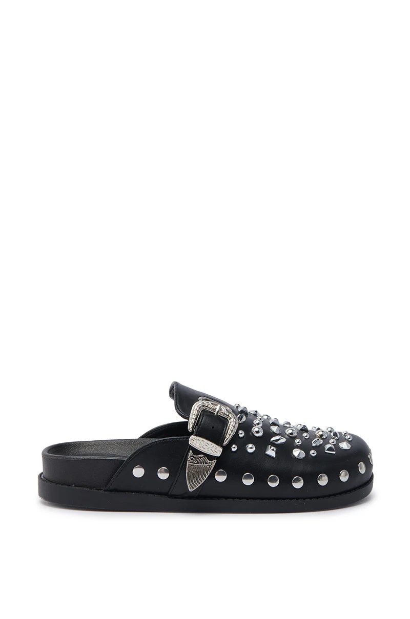 AZALEA WANG TURIN BLACK METAL EMBELLISHMENT FLAT - Image 4