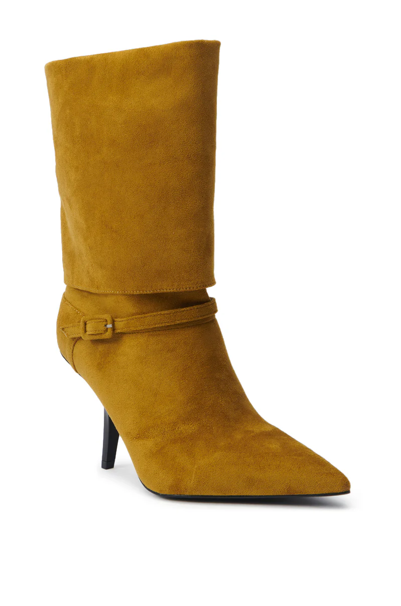 AZALEA WANG WINDING OLIVE STILETTO BOOTIE - Image 4