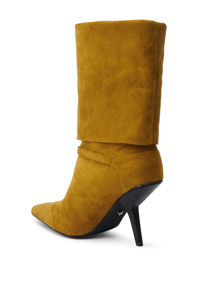 AZALEA WANG WINDING OLIVE STILETTO BOOTIE - Image 5