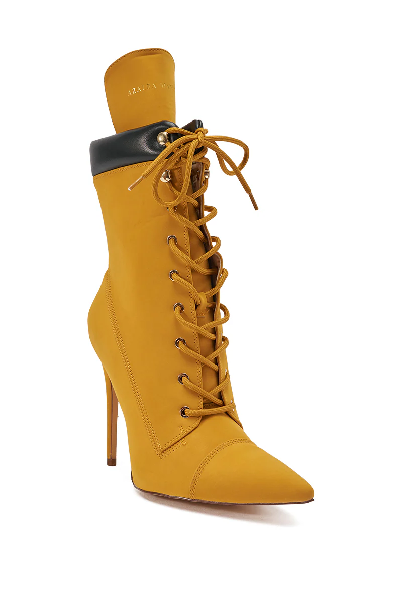 AZALEA WANG XIOMARAN YELLOW BOOTIE - Image 8