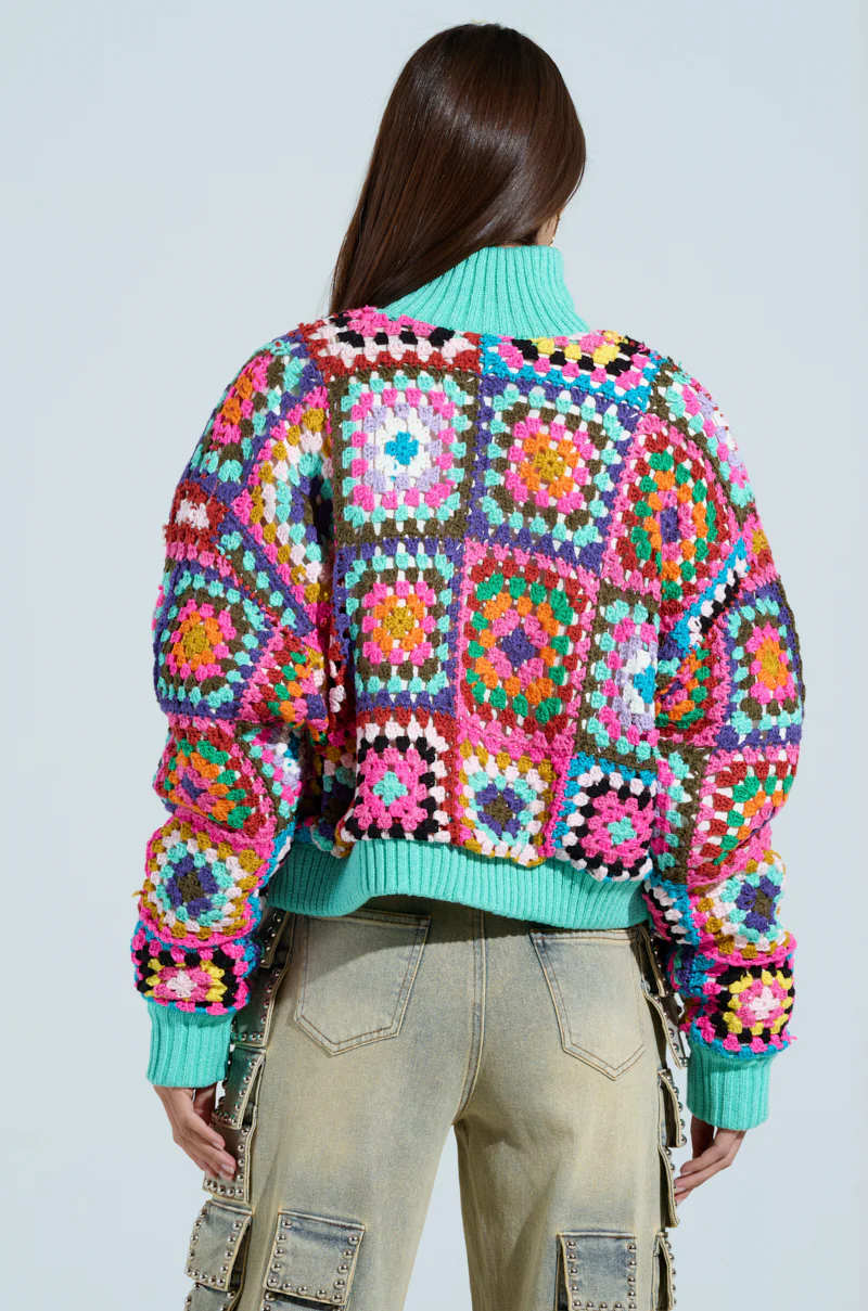 AZURRA CROCHET BOMBER - Image 6