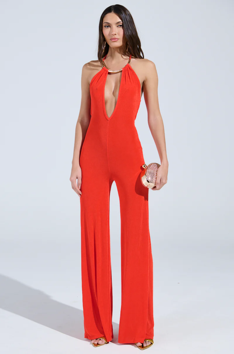 BACK IN TIME JUMPSUIT WITH RUCHING - Image 2