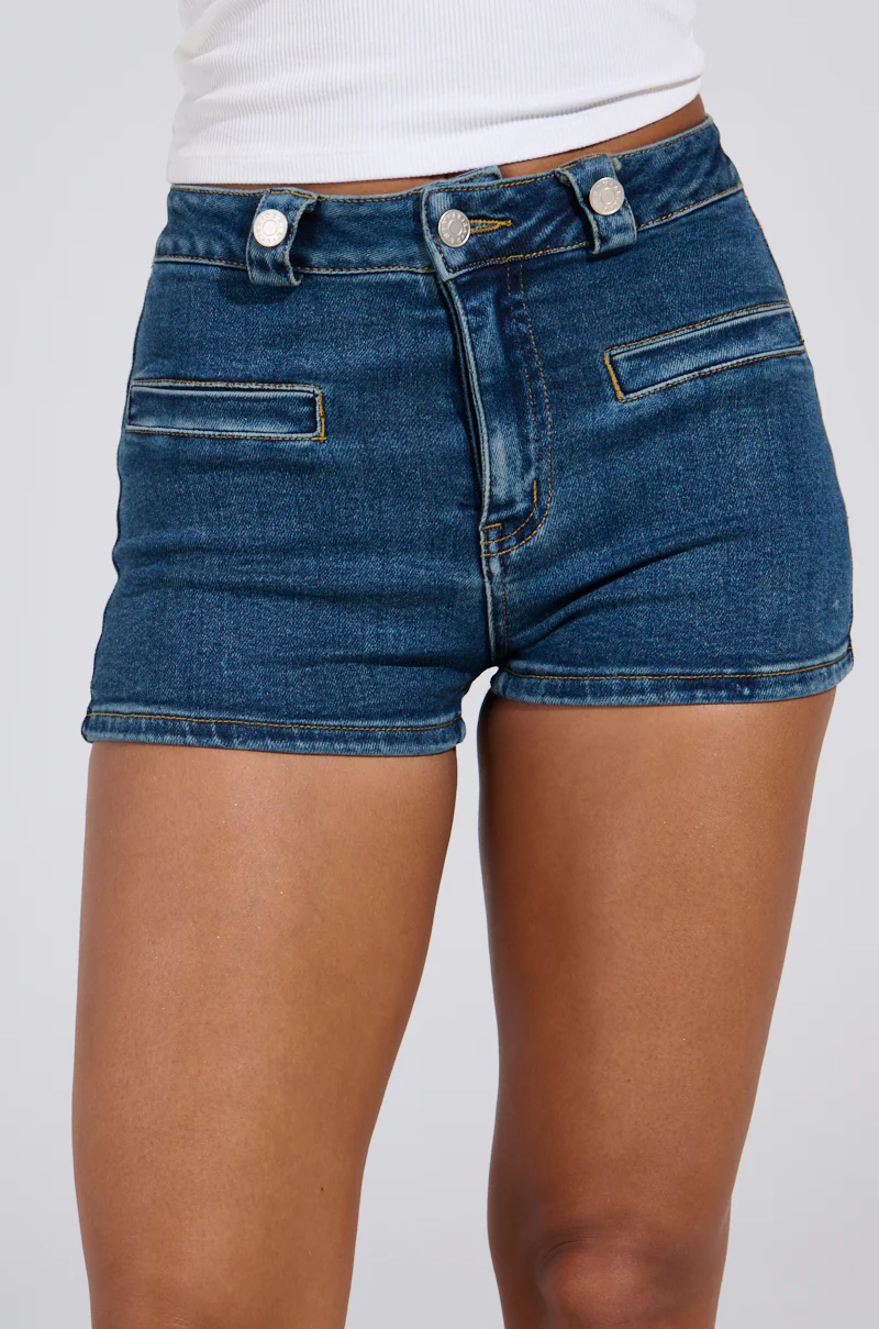 BACK TO REALITY DENIM SHORT - Image 2