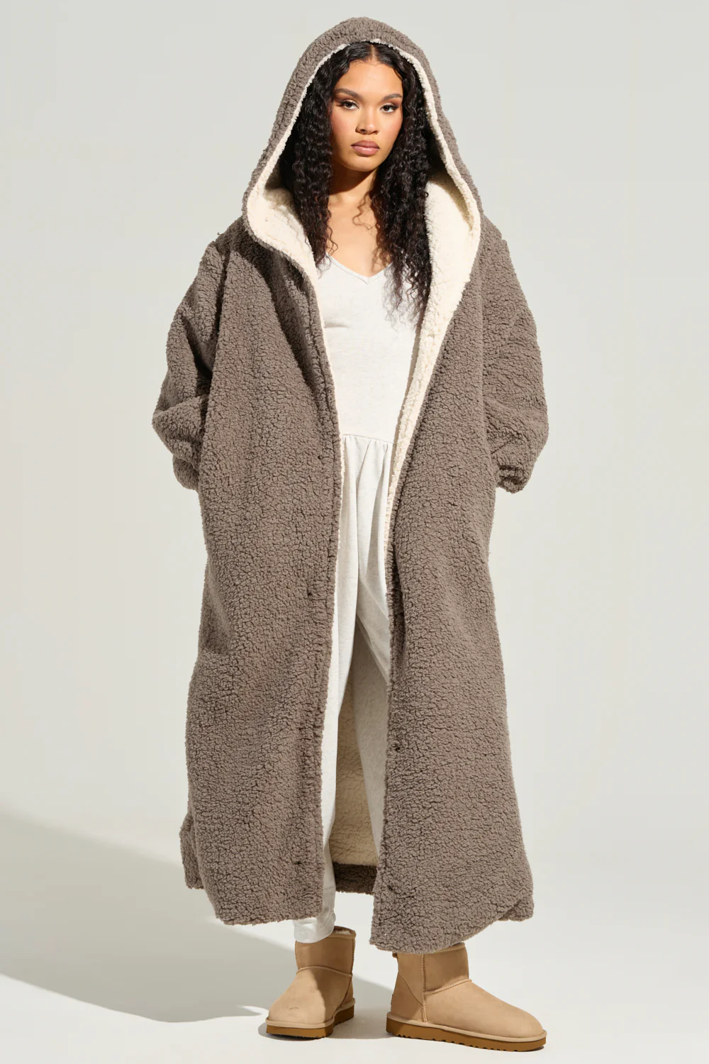 BEAR HUG REVERSIBLE FLEECE TRENCH - Image 2