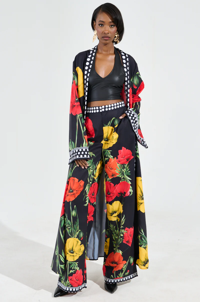 BELLADONNA SATIN PALAZZO PANTS - Image 2