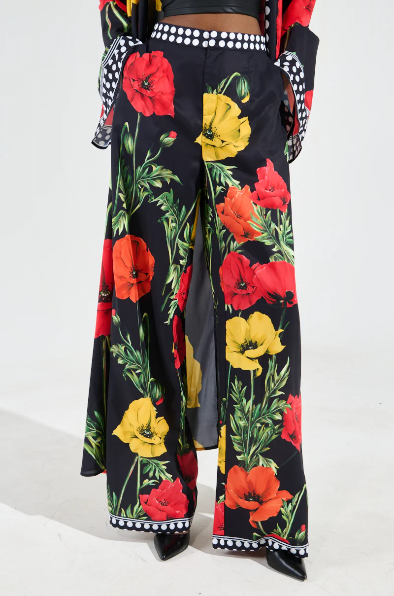 BELLADONNA SATIN PALAZZO PANTS - Image 3
