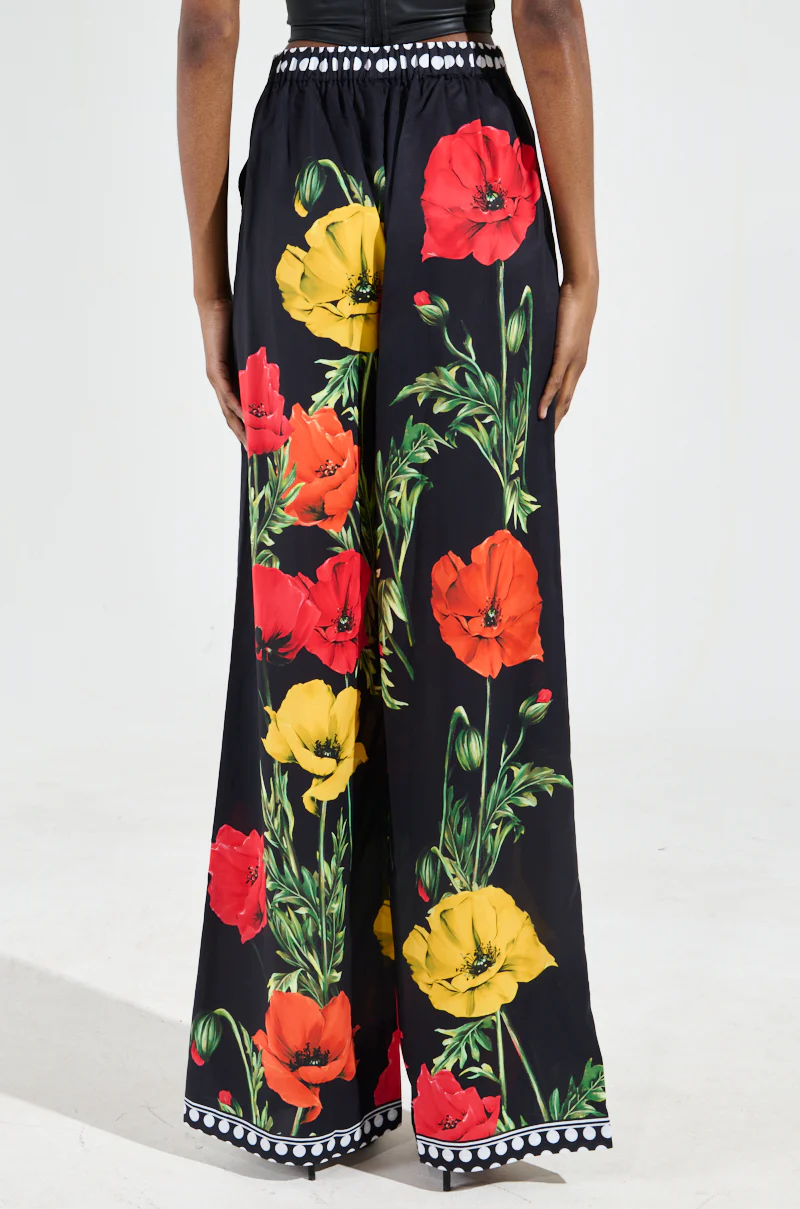 BELLADONNA SATIN PALAZZO PANTS - Image 5