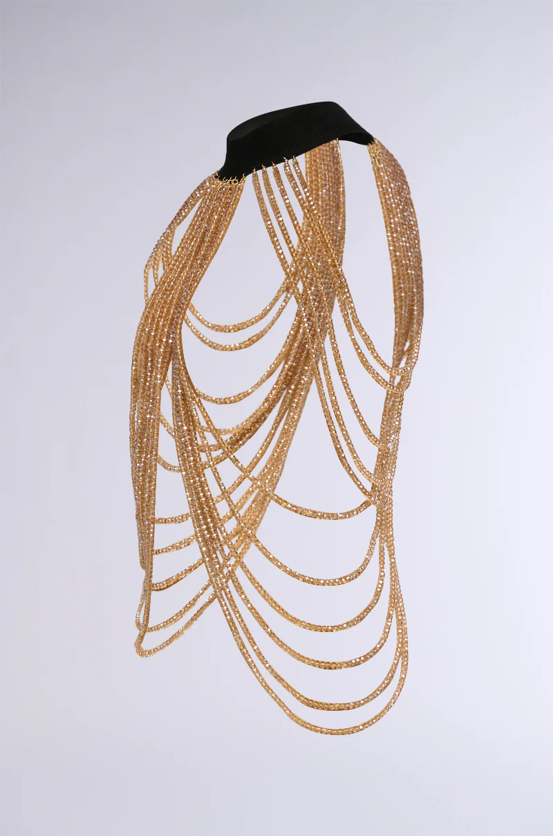 BELLE OF THE BALL CRYSTAL BODY CHAIN - Image 4