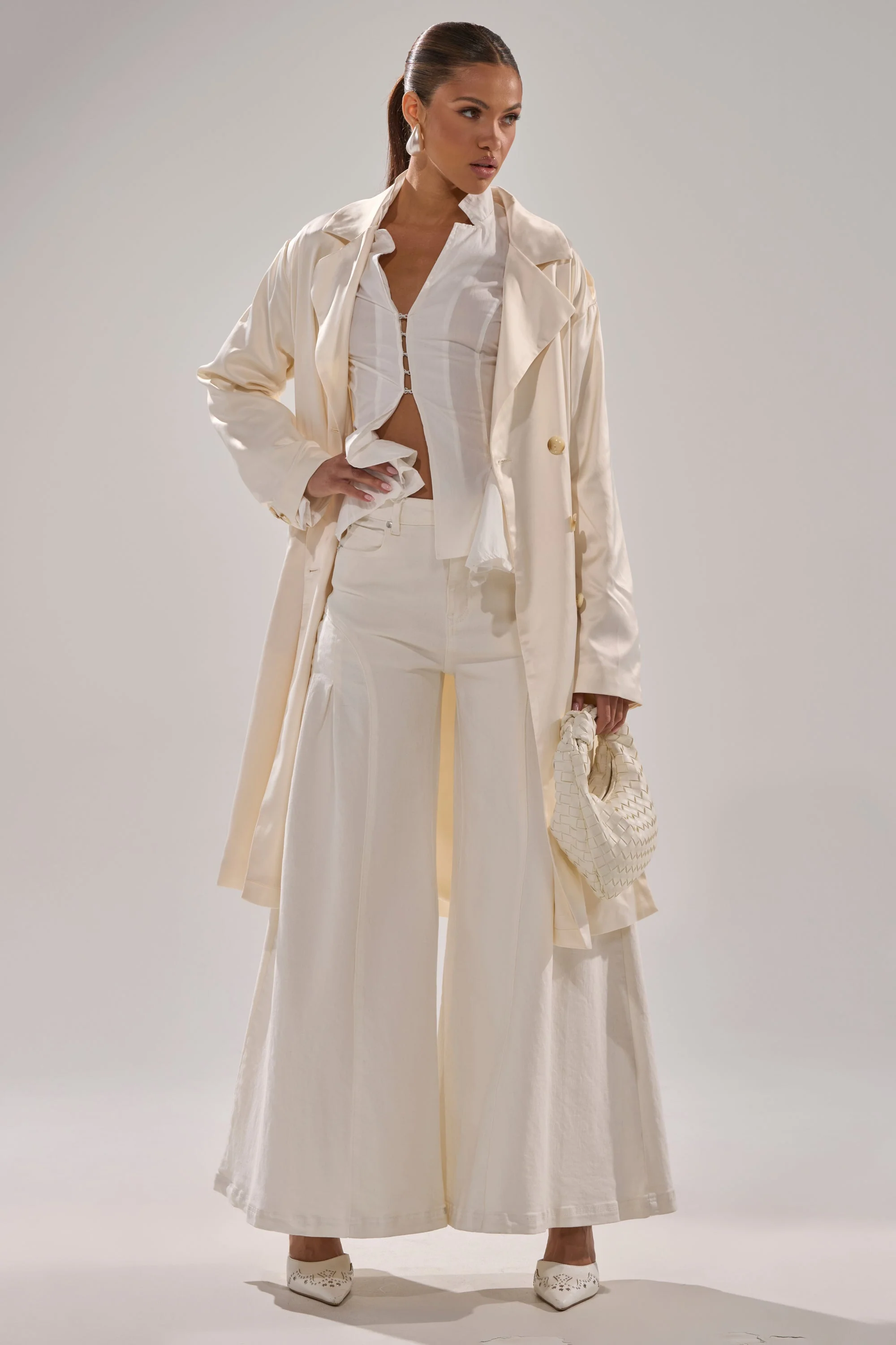BELLISSIMA SATIN TRENCH - Image 4
