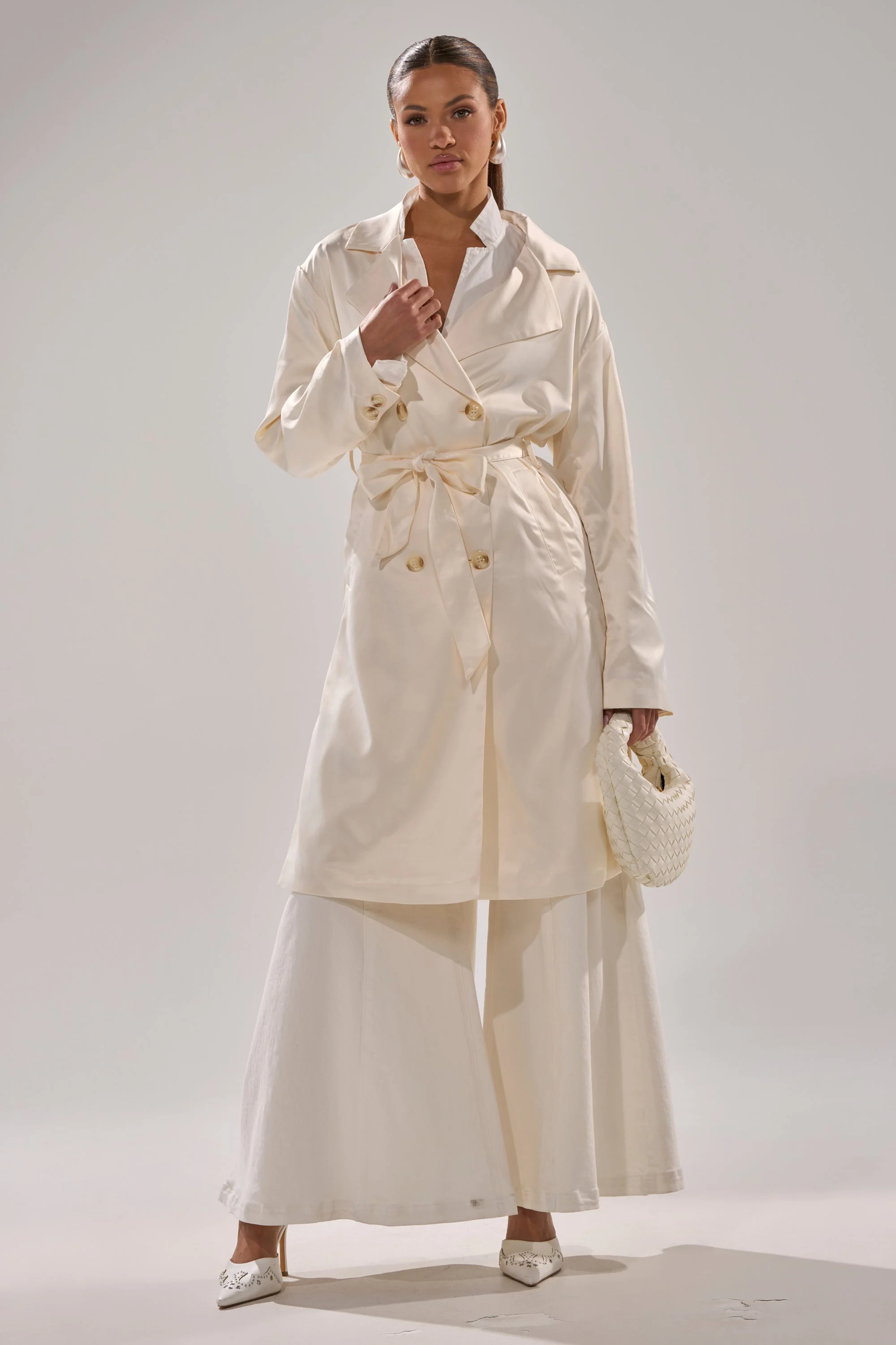 BELLISSIMA SATIN TRENCH - Image 5