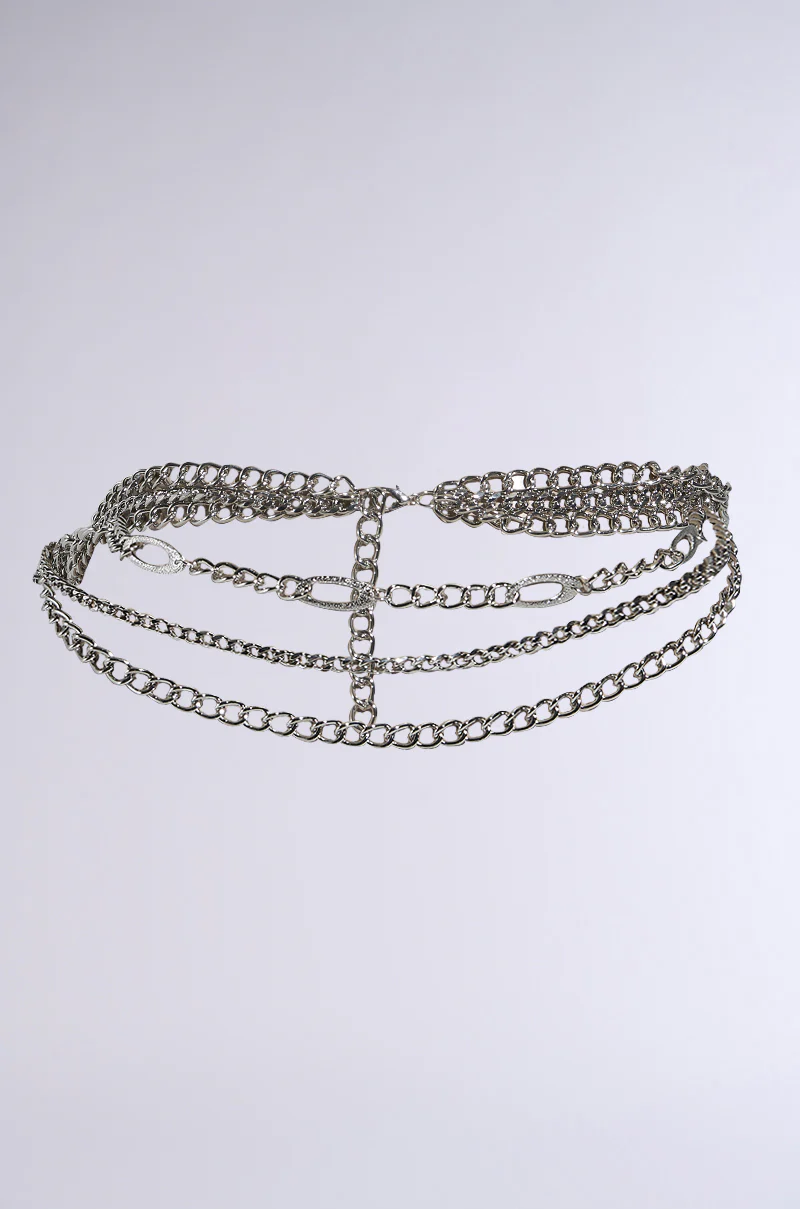 SILVER LINING CHAIN BELT - Image 3