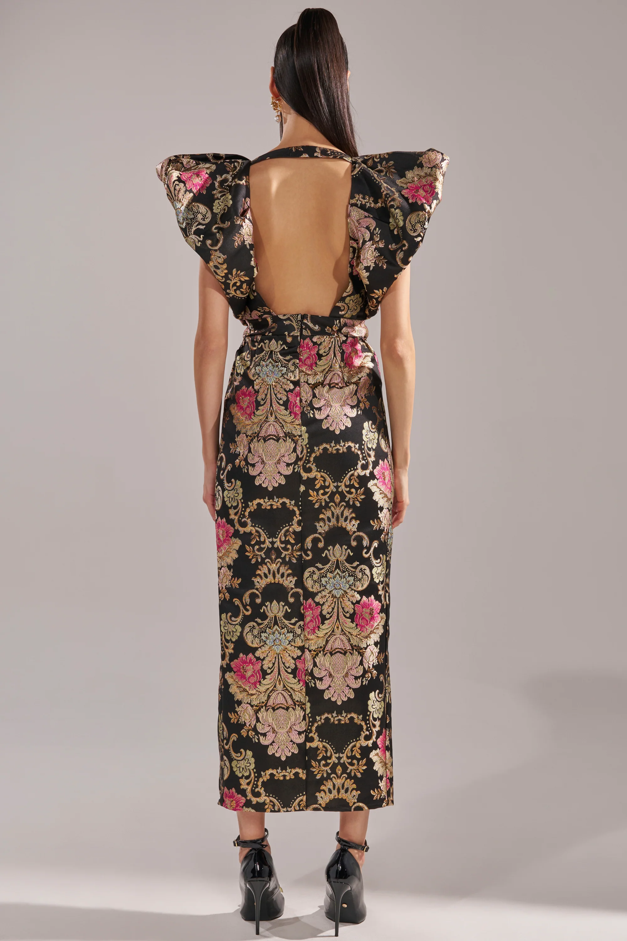 BEST DRESSED BROCADE MAXI DRESS - Image 6