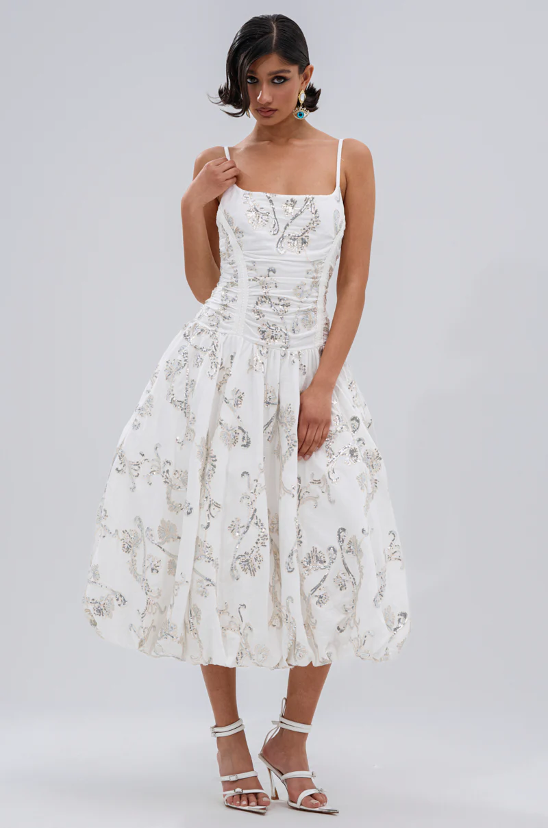 BEST DRESSED PRINTED MIDI DRESS - Image 5
