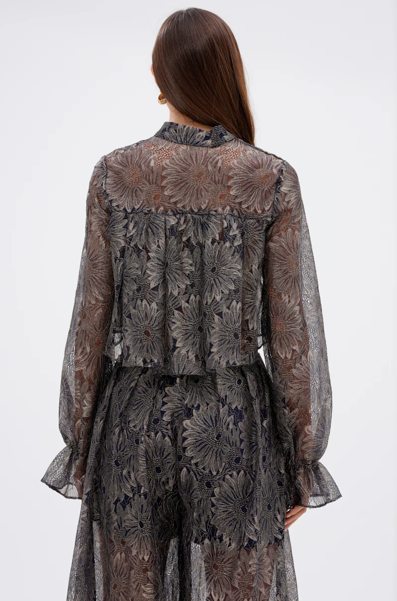 BEST GUEST LACE CROP BLOUSE - Image 4