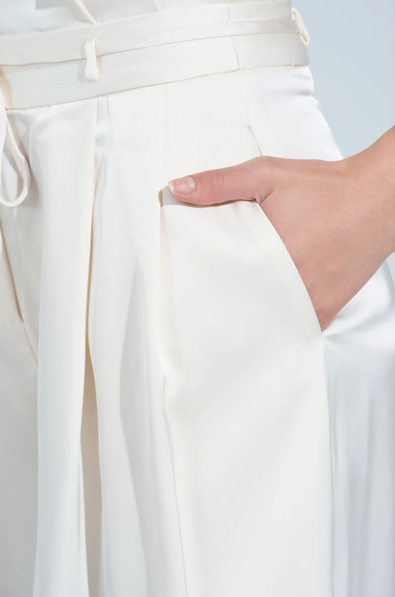 BLAKE SATIN WIDE LEG PANT - Image 8